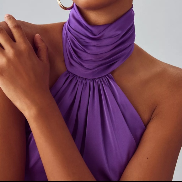 Brand New Striking Katie May Robbie Open-Back Halter Jumpsuit - Picture 9 of 14